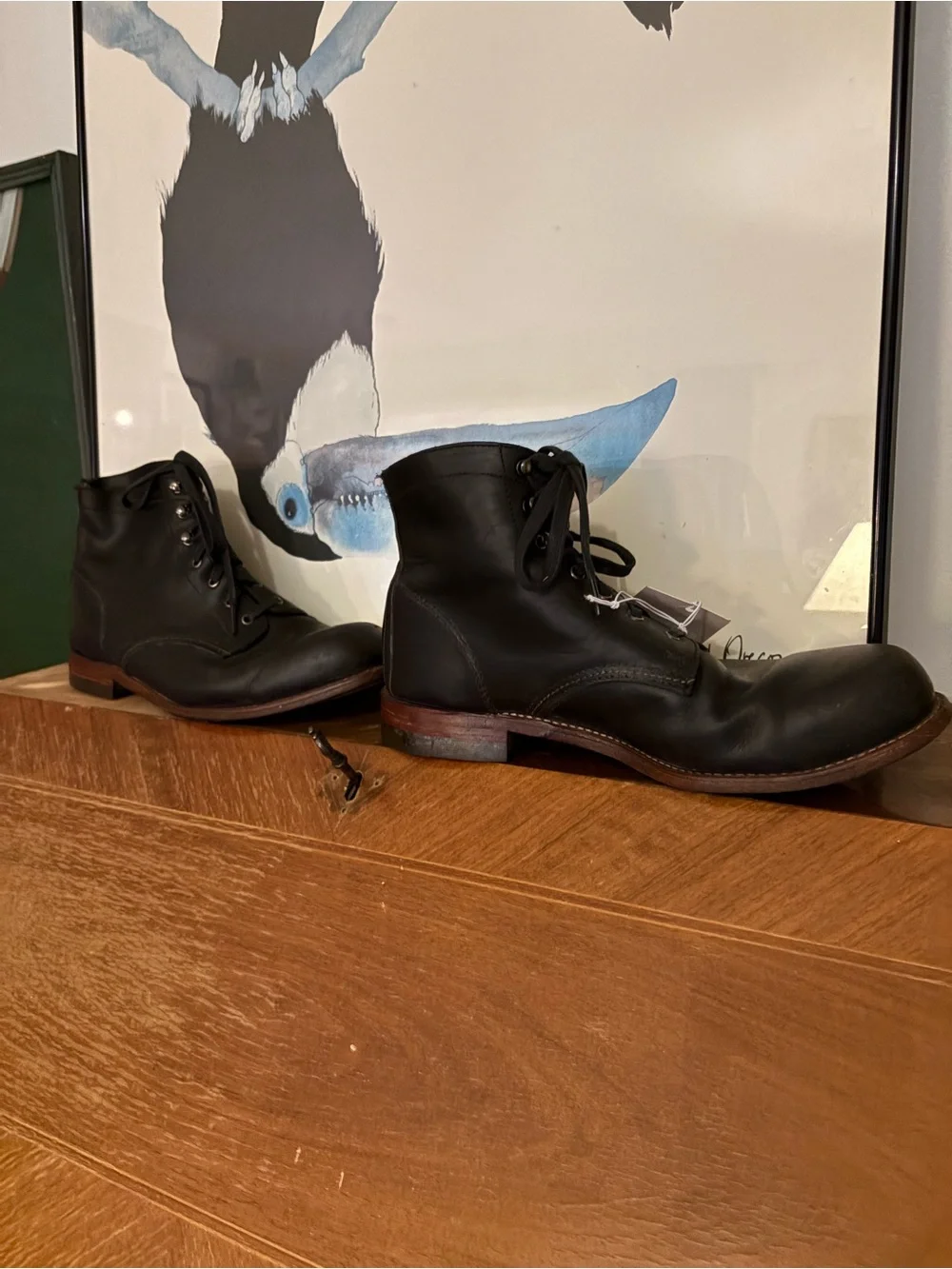 Wolverine 1000 Mile Original Black Horween Leather Boots Men’s 11 D USA